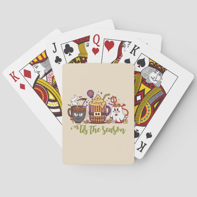 Jeu De Cartes "C'Est La Saison Café Halloween (dos)