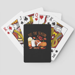 Jeu De Cartes C'Est La Saison Football Citrouille Thanksgiving A