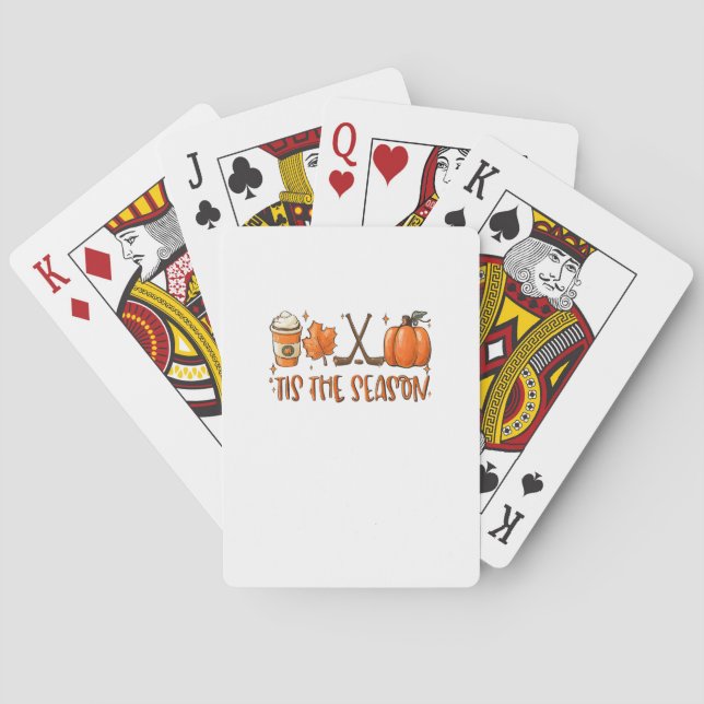 Jeu De Cartes C'est la saison Latte de citrouille Feuilles d'aut (dos)