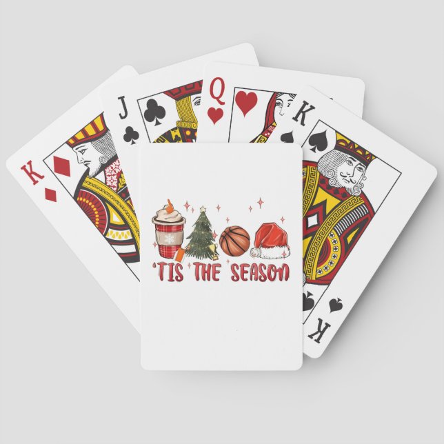 Jeu De Cartes C'est la saison Noël Noël Basketball (dos)