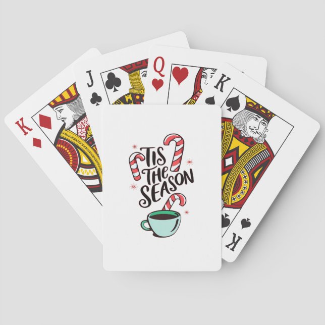 Jeu De Cartes C'Est La Saison Pepperment Chocolat Chaud Chocolat (dos)