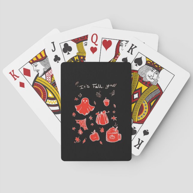 Jeu De Cartes C'est l'automne, Minimal Propre (dos)