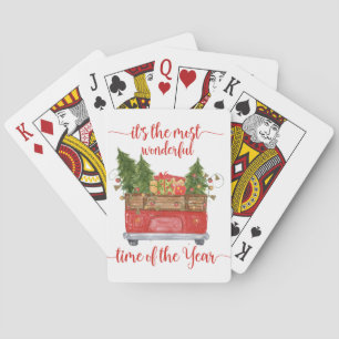 Jeu De Cartes C'est le plus merveilleux temps Noël carte de jeu