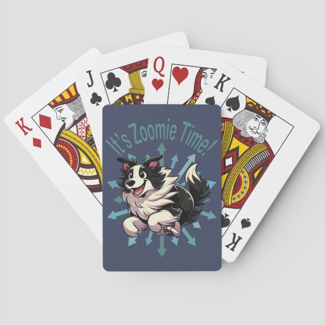 Jeu De Cartes C'est l'heure de Zoomie Border Collie (dos)