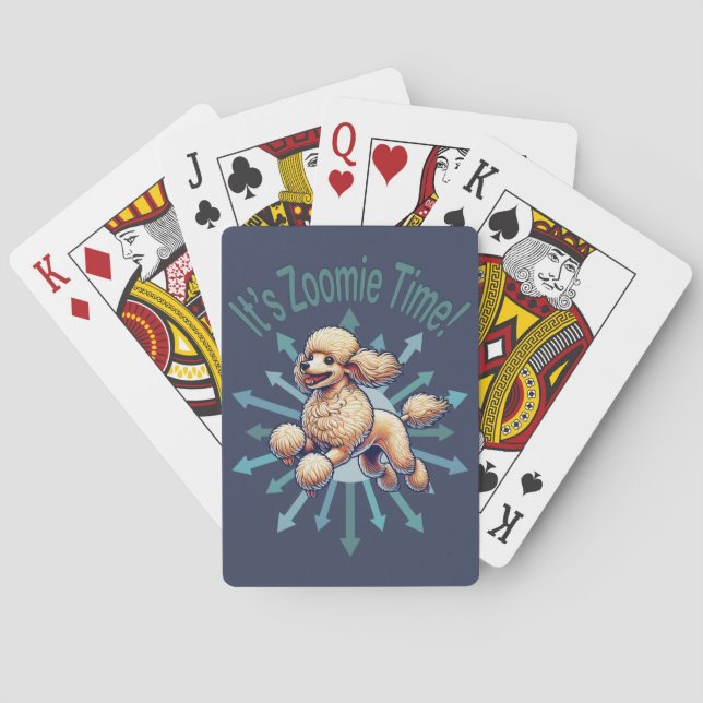 Jeu De Cartes C'est l'heure Zoomie du caniche (dos)