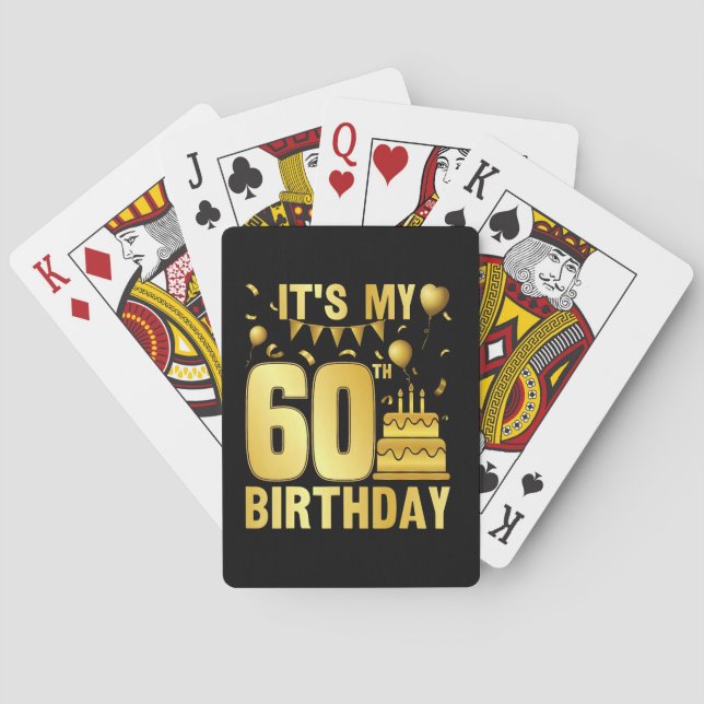 Jeu De Cartes C'est ma fête de 60 ans (dos)