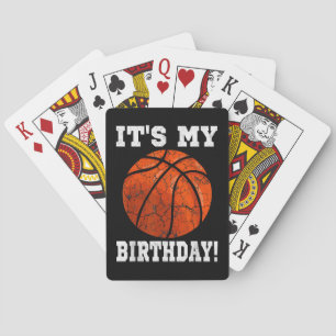 Jeu De Cartes C'est mon anniversaire Basketball Lover cadeau Ret