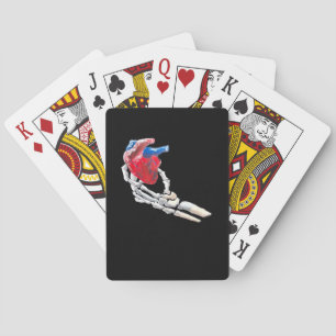 Jeu De Cartes C'Est Mon Coeur - Squelette Mains Coeurs