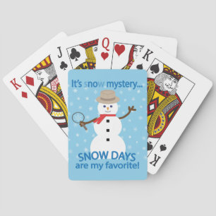 Jeu De Cartes C'est NOw Mystery Detective Snowman Blue