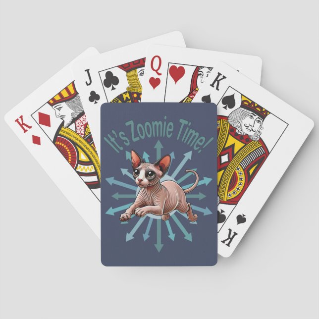 Jeu De Cartes C'est Zoomie Time Sphynx Cat (dos)