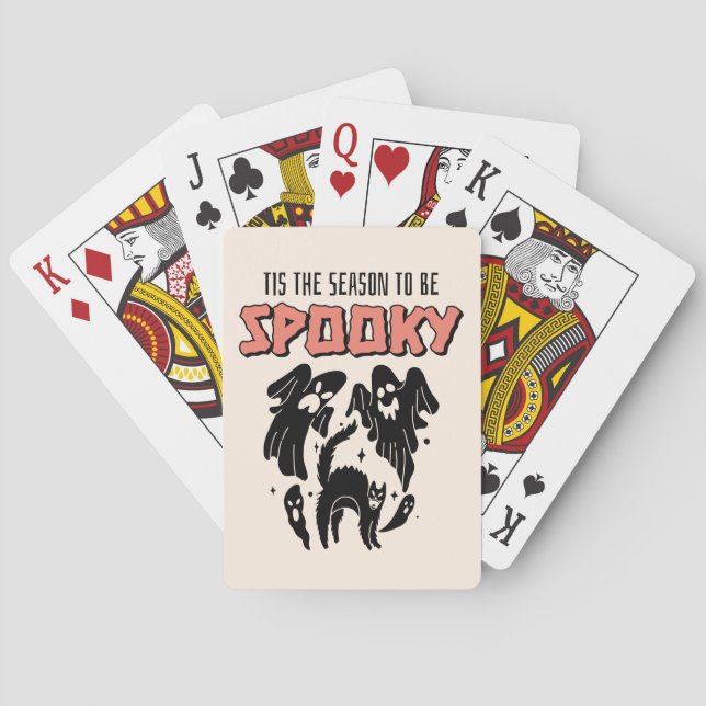 Jeu De Cartes Cette saison sera Éffrayante Halloween Déplaisant (dos)