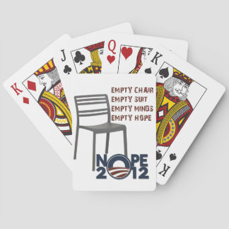 Jeu De Cartes Chaise vide, Obama vide