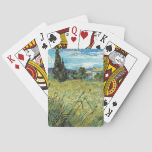 Jeu De Cartes Champ de blé vert Vincent van Gogh