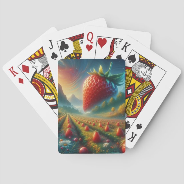 Jeu De Cartes Champ de fraises de rêves (dos)