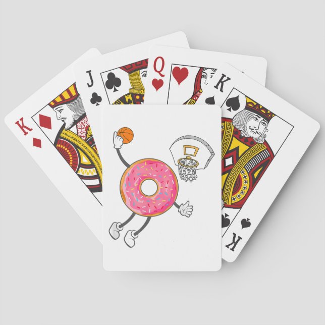 Jeu De Cartes Champ de nourriture Dunking Donut Hole (dos)