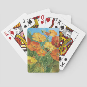 Jeu De Cartes Champ floral d'été