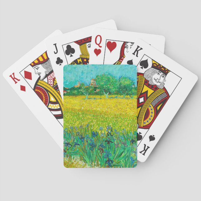 Jeu De Cartes Champ Van Gogh avec Irises près d'Arles (dos)