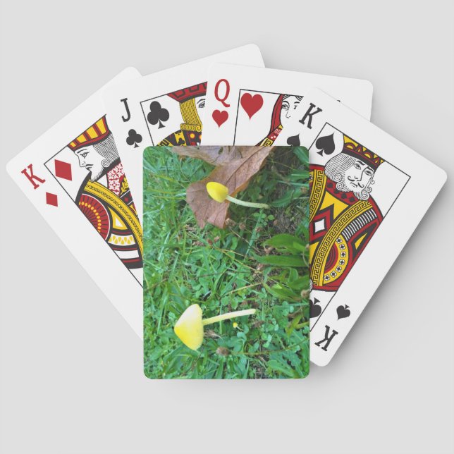 Jeu De Cartes Champignons jaunes minuscules (dos)