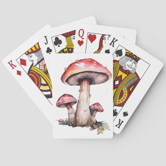 Jeu De Cartes Champignons rouges (dos)