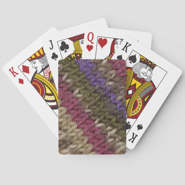 Jeu De Cartes Chandail à nappes à l'ancienne (dos)