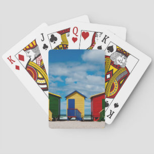 Jeu De Cartes Changement de décors. Plage de Muizenberg, Le Cap