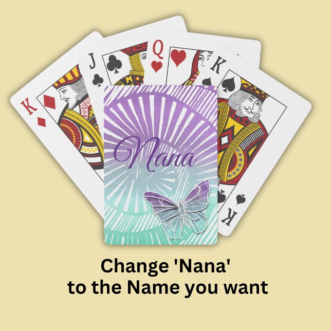 Jeu De Cartes Changer de nom - Nana avec perruque violette et pa (Créateur téléchargé)