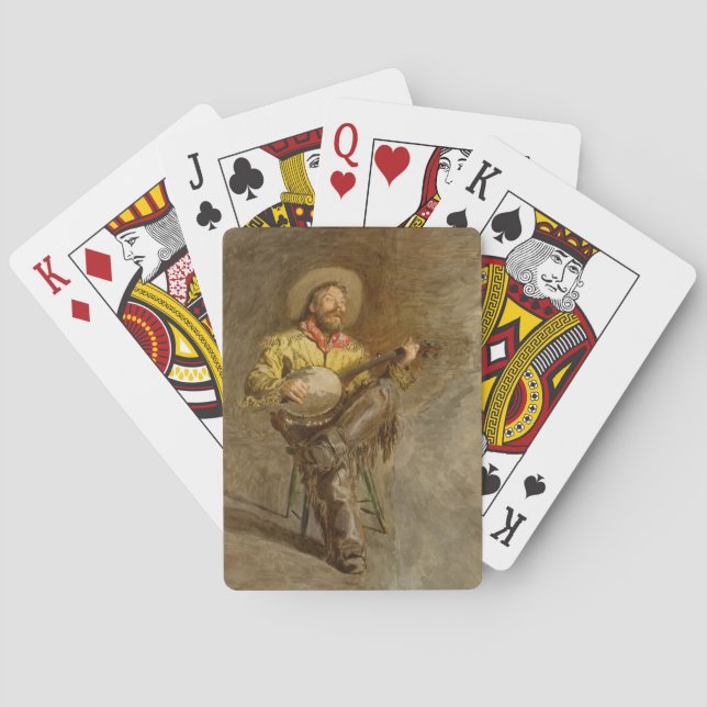 Jeu De Cartes Chantant Cowboy Espagnol avec une chanson de piste (dos)