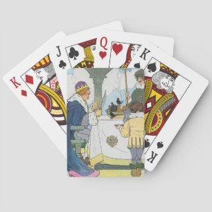 Jeu De Cartes Chanter une chanson de Sixpence Mère Oie Nourritur