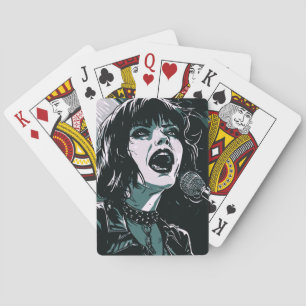 Jeu De Cartes Chanteur expressif Shout It Out Teal Amateurs de m