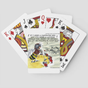 Jeu De Cartes Chanteurs Amusants de Boîte de Nuit d'Insectes