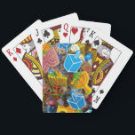 Jeu De Cartes Chanukah Menorahs, Dreidels, Gelt<br><div class="desc">"Expressions juives",  offre une expérience shopping comme vous ne trouverez nulle part ailleurs. Bienvenue dans notre magasin. Parlez-nous à vos amis et envoyez-leur notre lien :  http://www.zazzle.com/YehudisL?rf=238549869542096443*</div>