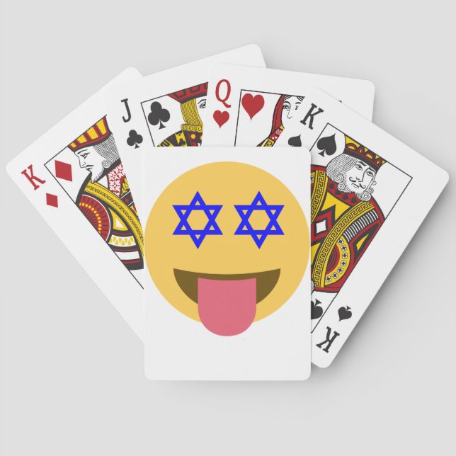 Jeu De Cartes chanukkah hanoukka emoji (dos)