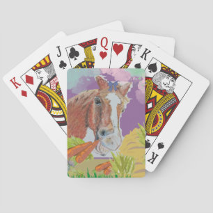 Jeu De Cartes chapeau de camionneur de sourires de coquelicot