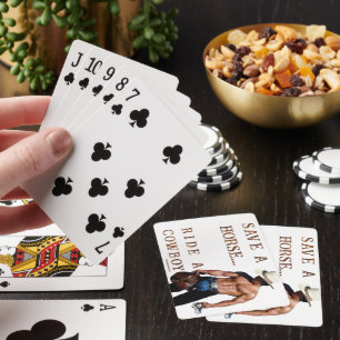 Jeu De Cartes Chapeau de cowboy en paille de SlipperyJoe's sauve