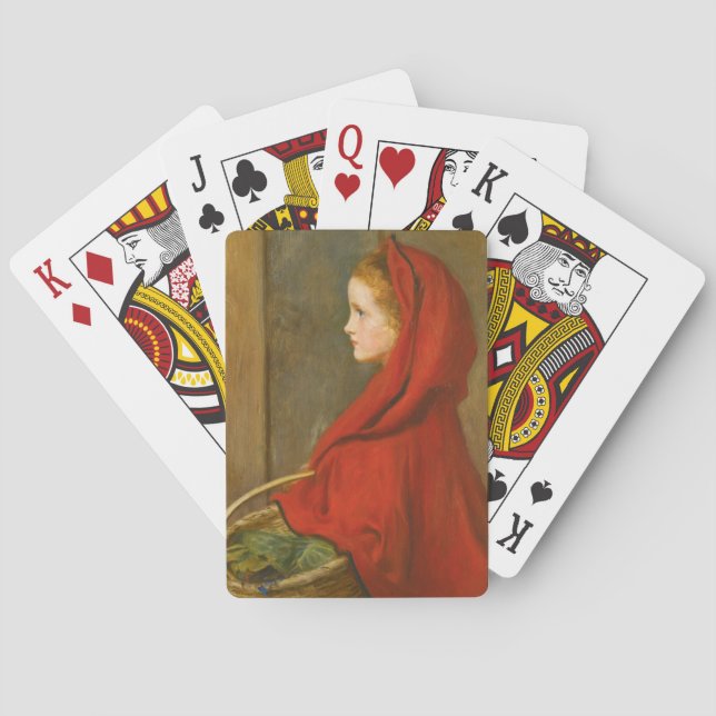 Jeu De Cartes Chaperon rouge (par John Everett Millais) (dos)