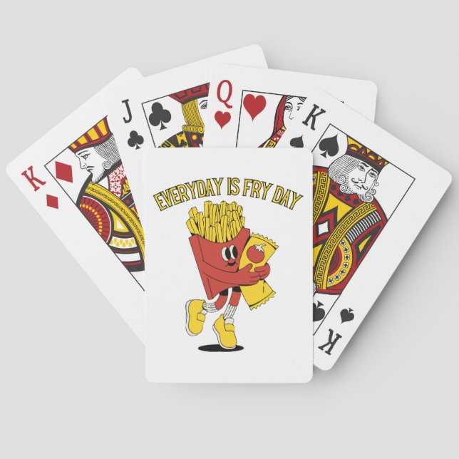 Jeu De Cartes Chaque Jour Est Le Jour Des Frites (dos)