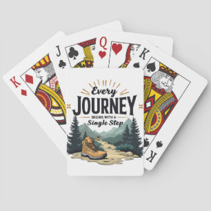 Jeu De Cartes Chaque trajet commence par un Randonnée en une seu