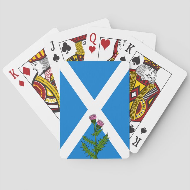 Jeu De Cartes Chardon écossais (dos)