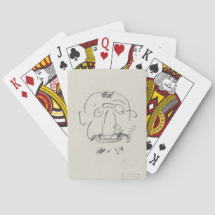 Jeu De Cartes Charge de Lautrec par Lui-Meme (crayon sur papier)