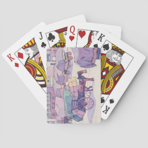 Jeu De Cartes Chariots à foin, Cumberland Market (huile sur toil