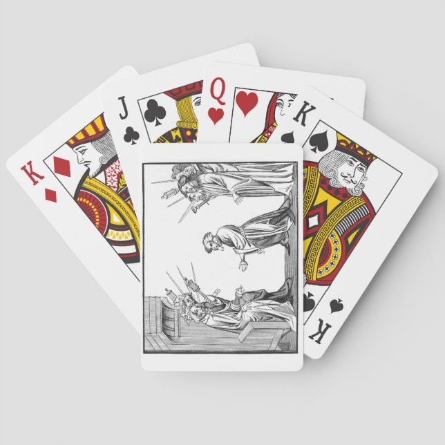 Jeu De Cartes Charlemagne (742-814) recevant le serment de F (dos)