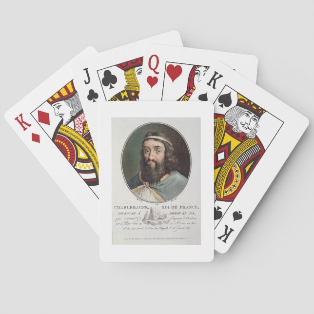 Jeu De Cartes Charlemagne (747-814), roi de France (dos)
