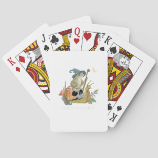 Jeu De Cartes Charme de Cottage Sorcière Grenouille Escargot Cha