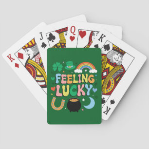 Jeu De Cartes Charme de la Saint-Patrick Chanceux Trèfle Irlanda
