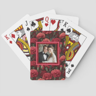 Jeu De Cartes Charme de l'œillet rouge bienheureux Mariage botan