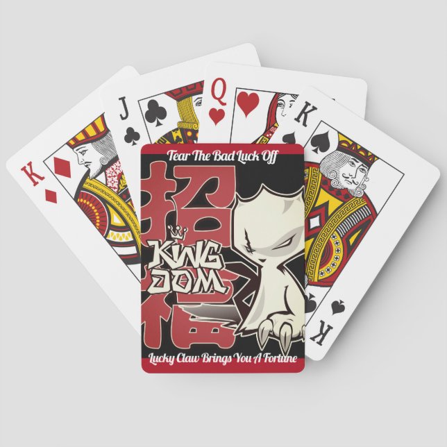 Jeu De Cartes Charme de Lucky Claw (dos)