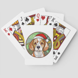 Jeu De Cartes Charming Canine Cheer : Noël à thème Beagle