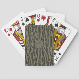 Jeu De Cartes Chasse au Dindon Camo Écorce de Chêne Ancien