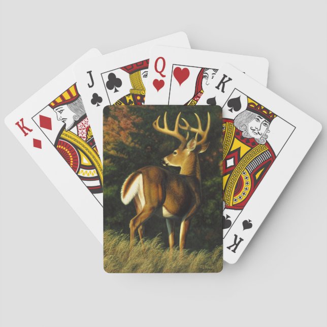 Jeu De Cartes Chasse aux cerfs de Virginie (dos)