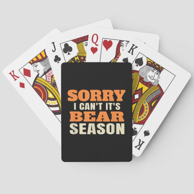 Jeu De Cartes Chasse aux ours amusante (dos)